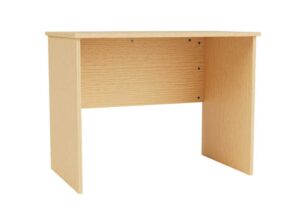 Merit writing desk in Rift Oak