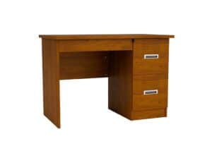 Pedestal Desk with secure drawer option for college campus residence halls