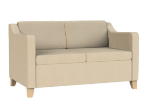 Soft seating loveseat for student housing