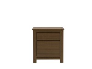 Student Room Nightstand with 2-Drawers