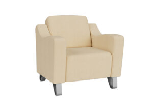 Chair with metal leg for students